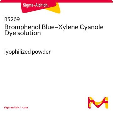 Bromphenolblau-Xylencyanol-Farbstoff -Lösung lyophilized powder