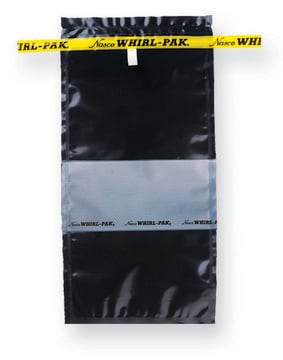 Whirl-Pak&#174; Black Bag capacity 1627&#160;mL (17&#160;oz), W × L × thickness 19&#160;cm × 30&#160;cm × 0.064&#160;mm