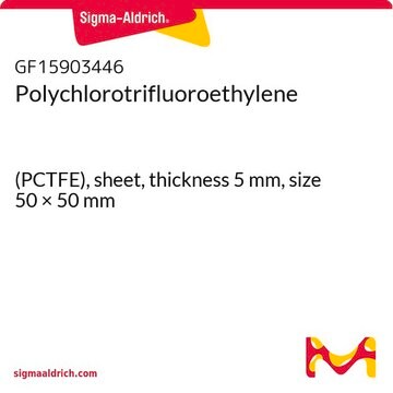 Polychlorotrifluoroethylene (PCTFE), sheet, thickness 5&#160;mm, size 50 × 50&#160;mm