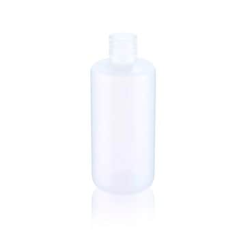 Wheaton&#174; Leak Resistant Bottle capacity 250&#160;mL, low-density polyethylene bottle, natural bottle, narrow-mouth bottle, bottle diam. × H 61&#160;mm × 129&#160;mm, 24-410