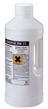 Bandelin TICKOPUR RW 77 cleaning concentrate special cleaner with ammonia