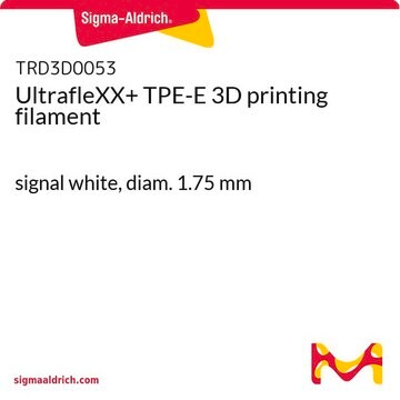 UltrafleXX+ TPE-E 3D printing filament signal white, diam. 1.75&#160;mm