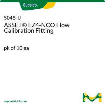 ASSET&#174; EZ4-NCO Flow Calibration Fitting pk of 10&#160;ea