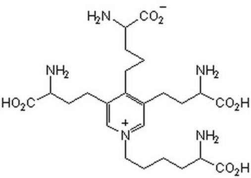 Desmosine A novel quaternary pyridinium poly-amino acid present in elastin.