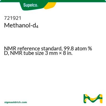 Methanol-d4 NMR reference standard, 99.8 atom % D, NMR tube size 3&#160;mm × 8&#160;in.