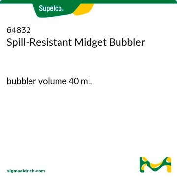 Bulleur Midget anti-renversement bubbler volume 40&#160;mL