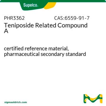 Teniposide Related Compound A certified reference material, pharmaceutical secondary standard