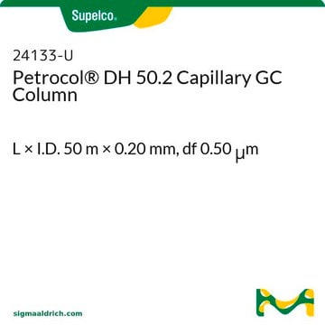 Colonne capillaire Petrocol&#174;&nbsp;DH 50,2 pour GC/CPG L × I.D. 50&#160;m × 0.20&#160;mm, df 0.50&#160;&#956;m