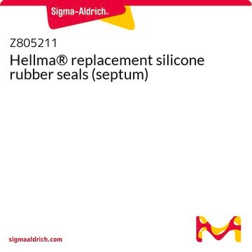 Hellma&#174; replacement silicone rubber seals (septum)