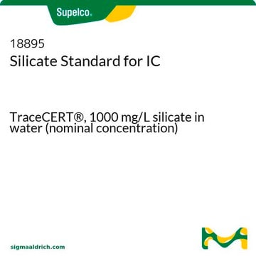 Silicat-Standard für IC TraceCERT&#174;, 1000&#160;mg/L silicate in water (nominal concentration)