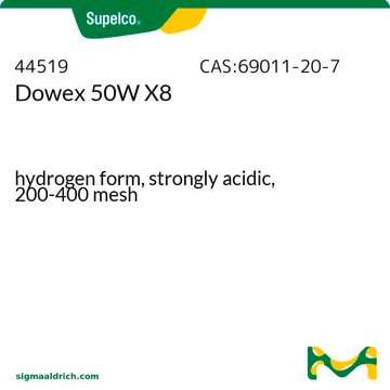 Dowex 50W X8 hydrogen form, strongly acidic, 200-400&#160;mesh