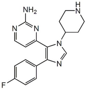 SB 220025 A cell-permeable, potent, reversible, ATP-competitive, and specific inhibitor of human p38 MAP Kinase (IC&#8325;&#8320; = 60 nM).