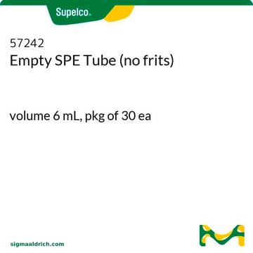 Tubes de SPE vides (sans frittés) volume 6&#160;mL, pkg of 30&#160;ea