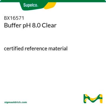 Buffer pH 8.0 Clear certified reference material