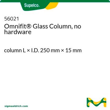 Omnifit&#174; Glass Column, no hardware column L × I.D. 250&#160;mm × 15&#160;mm