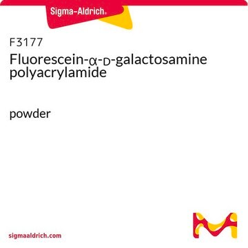 Fluorescein-&#945;-D-galactosamine polyacrylamide powder