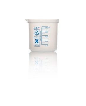 Azlon Straight-sided Beakers graduated, polypropylene, capacity 600&#160;mL