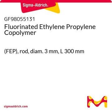 Fluorinated Ethylene Propylene Copolymer (FEP), rod, diam. 3&#160;mm, L 300&#160;mm