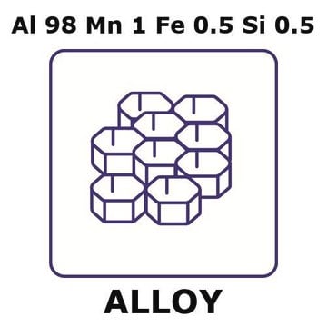 Aluminum alloy 3003 honeycomb, Al98%/Mn 1%/Fe 0.5%/Si 0.5%, thickness 20&#160;mm, size 300 × 300&#160;mm, cell size 6.35&#160;mm