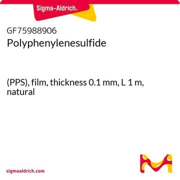 Polyphenylenesulfide (PPS), film, thickness 0.1&#160;mm, L 1&#160;m, natural