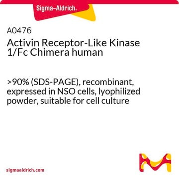 Activin Receptor-Like Kinase 1/Fc Chimera human &gt;90% (SDS-PAGE), recombinant, expressed in NSO cells, lyophilized powder, suitable for cell culture