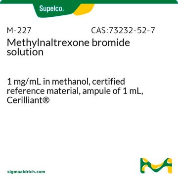 Methylnaltrexone bromide solution 1&#160;mg/mL in methanol, certified reference material, ampule of 1&#160;mL, Cerilliant&#174;