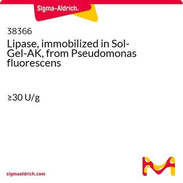 Lipase, immobilized in Sol-Gel-AK, from Pseudomonas fluorescens &#8805;30&#160;U/g