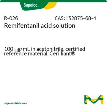 Remifentanil acid solution 100&#160;&#956;g/mL in acetonitrile, certified reference material, Cerilliant&#174;