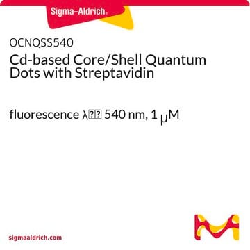 Cd-based Core/Shell Quantum Dots with Streptavidin fluorescence &#955;em&#160;540&#160;nm, 1&#160;&#956;M