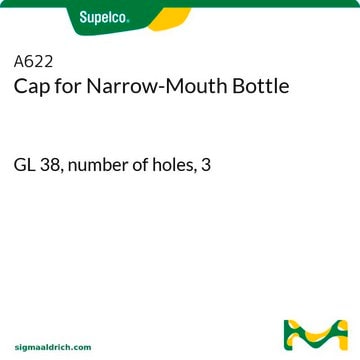 Cap for Narrow-Mouth Bottle GL 38, number of holes, 3