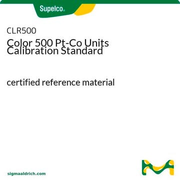 色 500 Pt-Co ユニット校正標準液 certified reference material