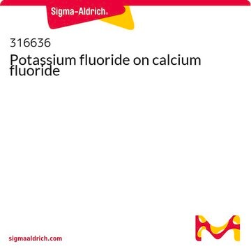 Potassium fluoride on calcium fluoride