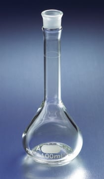 Pyrex&#174; wide mouth micro volumetric flask with Pyrex&#174; ST stopper capacity 25&#160;mL