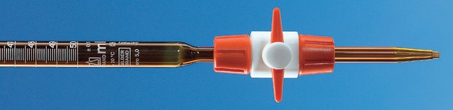 BRAND&#174; compact SILBERBRAND burette, with PTFE stopcock volume 10&#160;mL