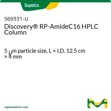 Colonne HPLC Discovery&#174; RP-AmideC16 5&#160;&#956;m particle size, L × I.D. 12.5&#160;cm × 4&#160;mm