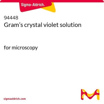 Gram Kristallviolett -Lösung for microscopy