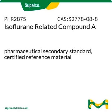 Isoflurane Related Compound A pharmaceutical secondary standard, certified reference material