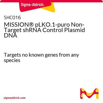 MISSION&#174; pLKO.1-puro Non-Target shRNA Control Plasmid DNA Targets no known genes from any species