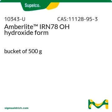 Amberlite&#8482; IRN78 OH 氢氧型 bucket of 500&#160;g