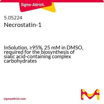 Nekrostatyna-1 InSolution, &#8805;95%, 25 mM in DMSO, required for the biosynthesis of sialic acid-containing complex carbohydrates