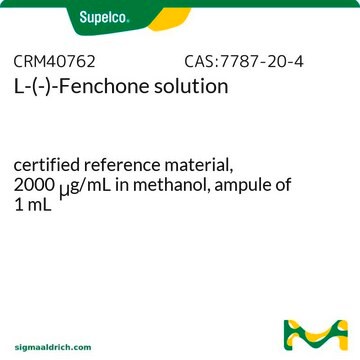 L-(-)-Fenchone solution certified reference material, 2000&#160;&#956;g/mL in methanol, ampule of 1&#160;mL