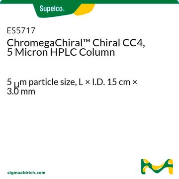 ChromegaChiral&#8482; Chiral CC4, 5 Micron HPLC Column 5&#160;&#956;m particle size, L × I.D. 15&#160;cm × 3.0&#160;mm