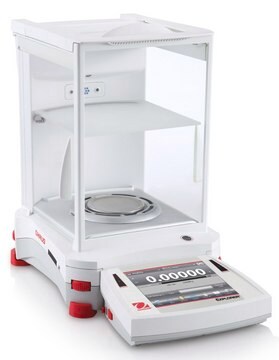 Ohaus&#174; Adventurer&#174; Analytical Balance Model EX225/AD, weighing capacity 220&#160;g, resolution: 0.00001&#160;g, AC/DC input 110 V, US 3-pin plug (North America)