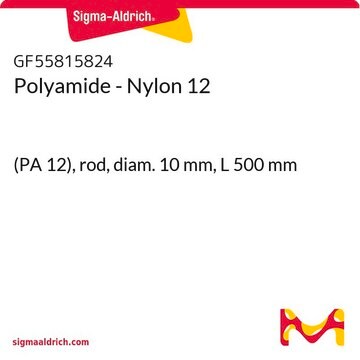 Polyamide - Nylon 12 (PA 12), rod, diam. 10&#160;mm, L 500&#160;mm