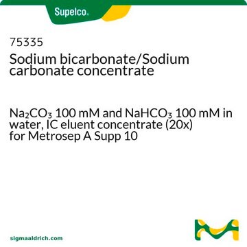 Natriumbicarbonat/Natriumcarbonat-Konzentrat Na2CO3 100 mM and NaHCO3 100 mM in water, IC eluent concentrate (20x) for Metrosep A Supp 10