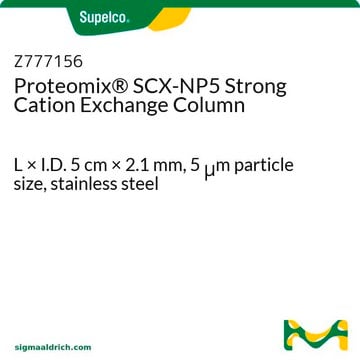 Proteomix&#174; SCX-NP5 Strong Cation Exchange Column L × I.D. 5&#160;cm × 2.1&#160;mm, 5&#160;&#956;m particle size, stainless steel