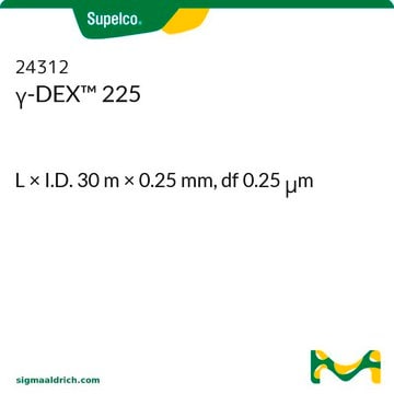 &#947;-DEX&#8482; 225 L × I.D. 30&#160;m × 0.25&#160;mm, df 0.25&#160;&#956;m