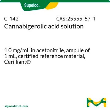 Cannabigerolic acid solution 1.0&#160;mg/mL in acetonitrile, ampule of 1&#160;mL, certified reference material, Cerilliant&#174;