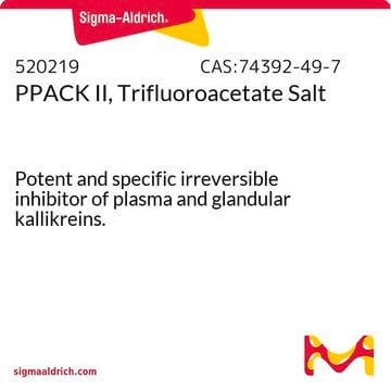 PPACK II, Trifluoroacetate Salt Potent and specific irreversible inhibitor of plasma and glandular kallikreins.