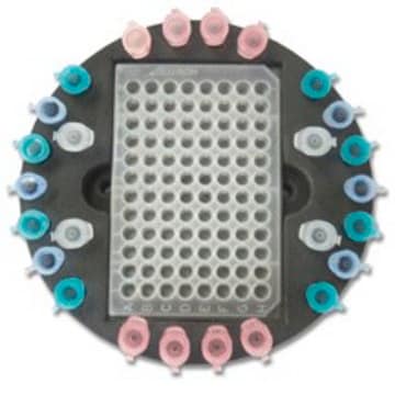 Microplate/tube head for Mortexer&#8482; pkg of 1&#160;ea, for one microplate and microtubes (38 x 1.5 mL and 28 x 0.5 mL)